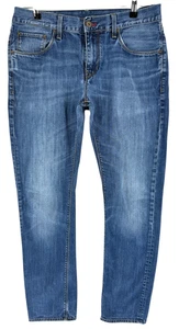 Pantalones de mezclilla rectos Tommy Hilfiger Hudson para hombre talla W36 L32 - Imagen 1 de 11