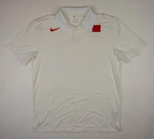 Nike Pro Team ausgestellt Bahrain Olympische Spiele Basketball Polo CT0743-100 Herren Größe M - Bild 1 von 2