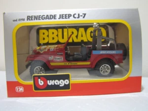 Bburago 1:24 1976 Renegade Jeep CJ-7 Rally Series Die Cast Vehicle - Picture 1 of 4
