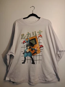 Pokemon Lucario ANIME Pikachu Herren Pullover Weiß XXXL B-Ware - Bild 1 von 6