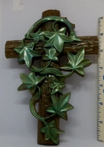 E120 8' Resin Kreuz mit Efeu Design - Bild 1 von 2