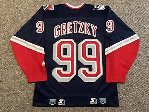Wayne Gretzky - New York Rangers - 1996-98 Starter Liberty Jersey sz Medium