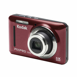 Kodak Pixpro CZ53 Rot Kompaktkamera Camera CMOS-Sensor 16MP 