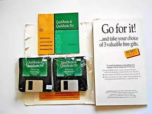 Quickbooks & Pro Accounting Software for Windows on 8 - 3.5 Floppy Discs - Picture 1 of 2