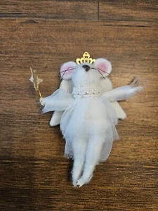 Cody Foster Felted Mouse Angel Ornament READ - Picture 1 of 4