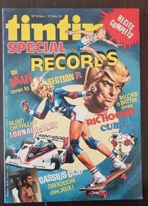 SUPER TINTIN N°3. Spécial records. Couverture tintin, ric hochet, cubitus (1978) - Imagen 1 de 1