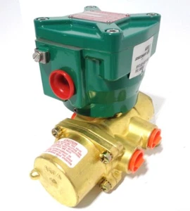 1/2" Asco NF HTXB344C027V Magnetventil 4-Wege Luft/Erdgas: 0,7-17 bar 24VDC - Bild 1 von 5