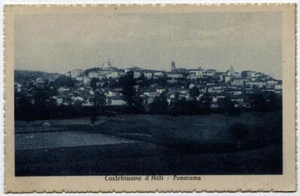 cartolina CASTELNUOVO D'ASTI panorama - Imagen 1 de 1