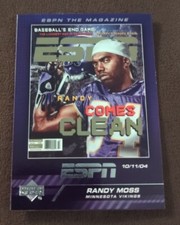 2005 Upper Deck ESPN The Magazine Randy Moss [Vikings] Insert Card #TM-4  EXMT