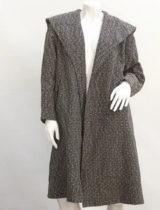 Vintage 50s Women's Big Collar Open Coat By David Schneider National Recovery Bo - Picture 1 of 14