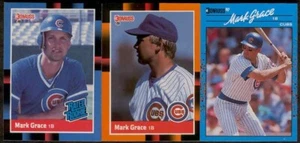 Mark Grace 3 Donruss Rookie/Best - Picture 1 of 1