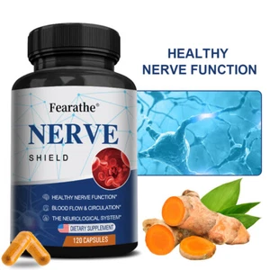 New Nerve Shield Plus Pills Original Supplement Advanced Nerve Formula - Picture 1 of 16