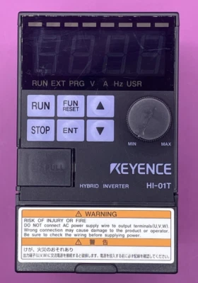 KEYENCE 	HI-01T IN200-240V  3Ph 50/60Hz 1.0A OUT200V 3PH 0.1-400Hz  (e69-3  s1) - Image 1 of 4