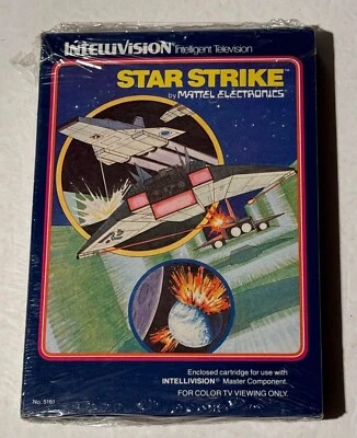 Intellivision  Star Strike Gaming Cartridge 1981-new- sealed free shipping - Image 1 of 4