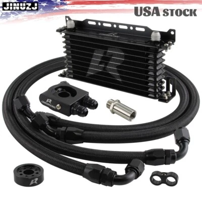 Kit de enfriador de aceite termostático AN10 10 filas para Subaru BRZ 2013-2019 Scion FR-S Foto 1 de 4