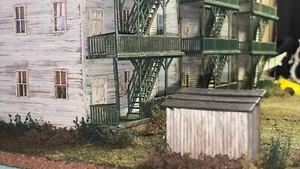 Motrak Models "Tenement Row" Laser-Cut N Scale Structure Kit - NEU - Bild 1 von 7
