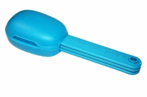 Juego de cubiertos Tupperware Snap-Together cuchillo cuchara tenedor estuche de viaje azul reutilizable - Imagen 1 de 3