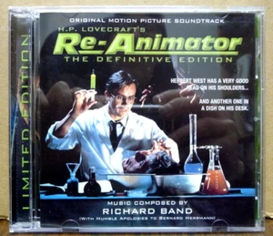 Re-Animator Definitive Edition Soundtrack LA-LA LAND CD Promo Limited Numbered - Foto 1 di 3