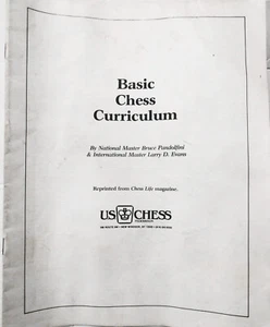 Basic Chess Curriculum by Bruce Pandolfini & Larry Evans 1983. 12 1-page lessons - Bild 1 von 16