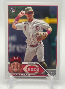 2023 Topps Update Matt McLain RC Rookie #US199 - Cincinnati Reds