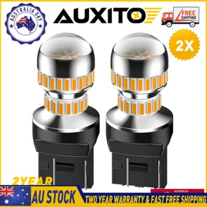 AUXITO 2X 7443 7440 W21/5W T20 LED Reverse Light Brake Tail Light Light Bulb - Picture 1 of 11