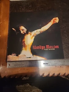 Marilyn Manson Hollywood Vintage Album Releae 2 Sidsd Promotional Cover - Picture 1 of 2