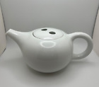 Victor & Victoria Théière Classique Teapot Small White Porcelain SS Strainer