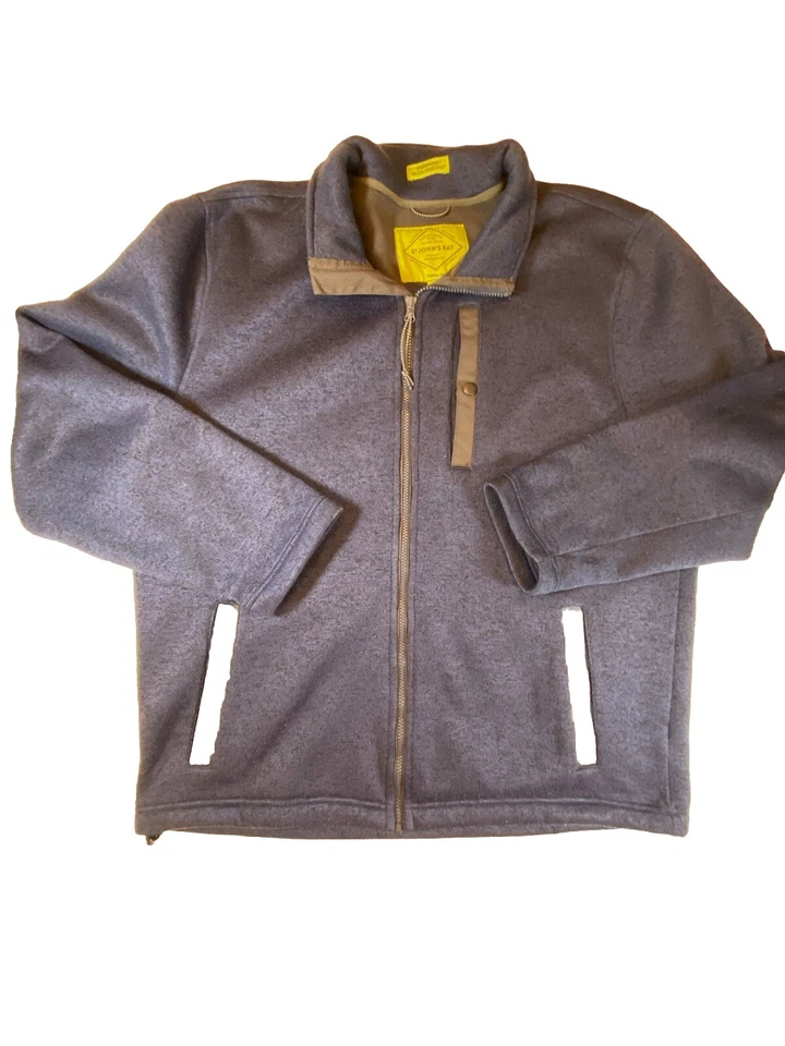 St. John's Bay Jacket Men's XL Full Zipper Water Resistant Wind Proof Polyester - Image 1 of 4