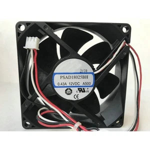 Do NSTECH PSAD18025BH A500 DC12V 0.43A 80 * 80 * 25MM Wentylator chłodzący 3Pin - Zdjęcie 1 z 2