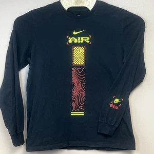 Nike Herren Large schwarz Langarm Air Graphic Swoosh 24/7 SP20 Flight Shirt - Bild 1 von 7