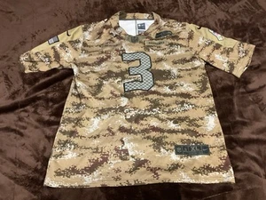 NIKE Russell Wilson Seattle Seahawks Salute To Service Camo Jersey Men’s XL - Picture 1 of 7