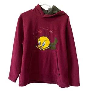 VINTAGE LOONEY TUNES TWEETY FLEECE PULLOVER Size Small - Picture 1 of 5
