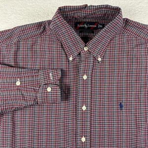 Ralph Lauren Blake Mens XL Plaid Button Down Long Sleeve Shirt - Picture 1 of 7
