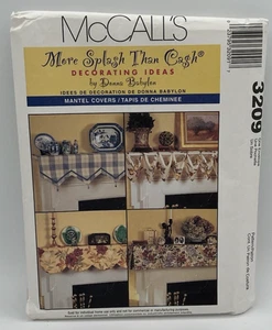 McCall's Pattern 3209 Mantel Covers by Donna Babylon Vintage 2001 - Picture 1 of 3