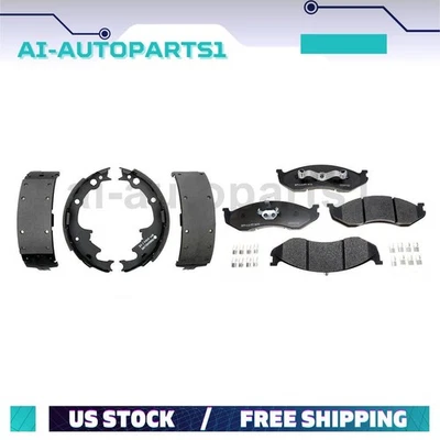 Pastillas de freno delanteras de cerámica para Jeep Cherokee 1990-2000 zapatas de freno de tambor traseras Foto 1 de 4