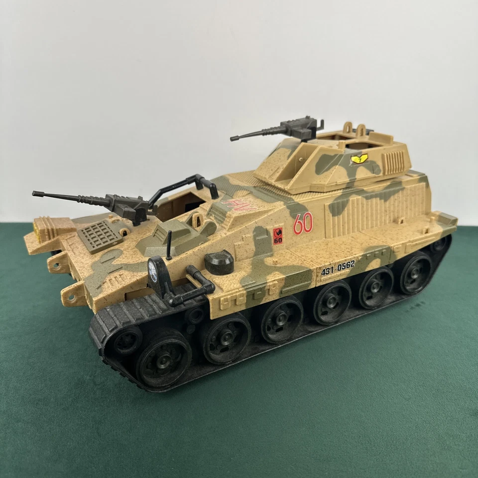 De colección 1986 Lanard Toys The Corps Defensa Convoy Tanque GI Joe Juguete Militar Foto 1 de 4