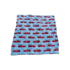 Fire Truck Blanket Red Fire Engine Ladder Bed Daycare Dog Stars Soft Kids - Picture 1 of 5