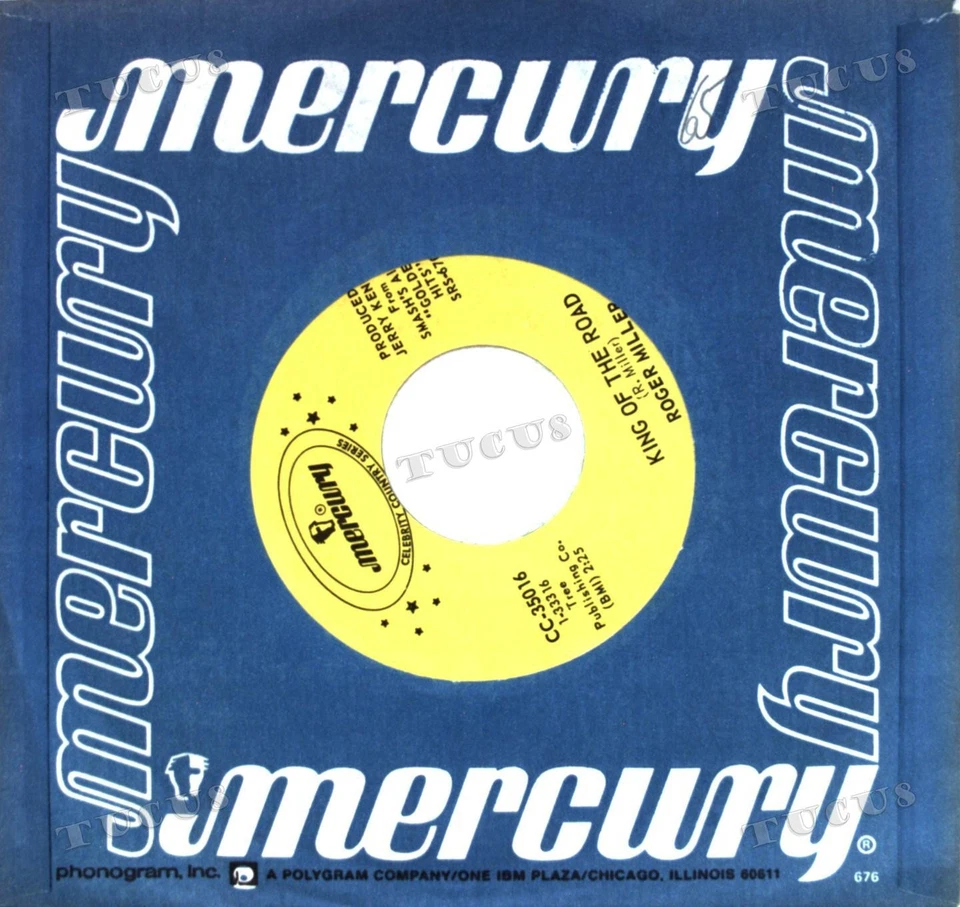 Roger Miller - King Of The Road / England Swings 7" (VG+) '* - Image 1 of 1