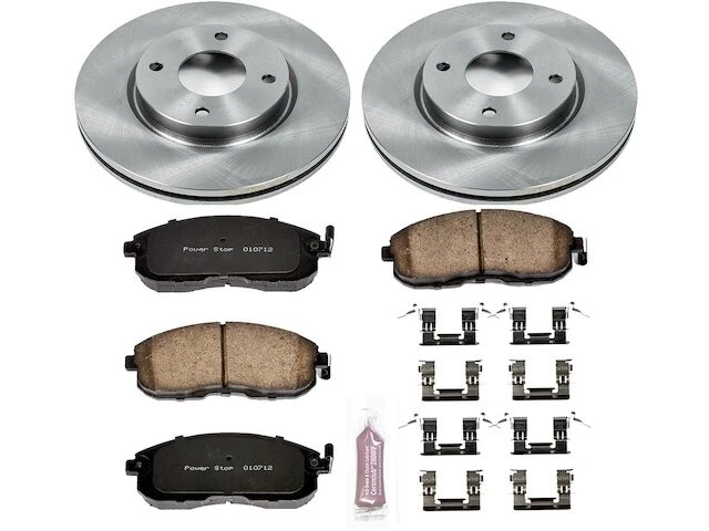 Kit de pastillas de freno delanteras y rotor para Nissan Versa 2007-2012 1,8 L 4 cilindros 2008 GJ535GV Foto 1 de 1
