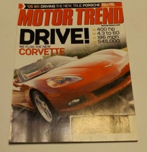 Motor Trend Magazin September 2004 Steve McQueen Jaguar 2005 Corvette - Porsche 911 - Bild 1 von 1