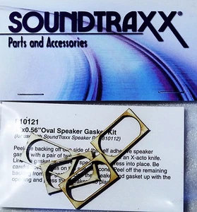 Soundtraxx 25mm x 14mm oval gasket kit ideal for oval speaker P.N. 810112 - Picture 1 of 3