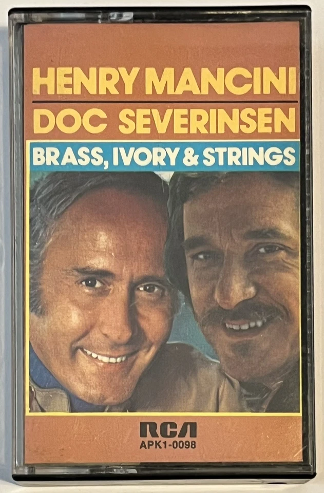 Henry Mancini Doc Severinsen - латунь, слоновая кость и струны - аудиокассета 1973 RCA - Изображение 1 из 4