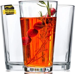 Drinking Glasses - Set of 10-16Oz. Margarita Glass Cups - Dishwasher Safe Cockta - Picture 1 of 9