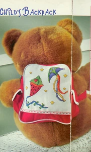 Child's Backpack & Spring Garden Drawn Thread Sampler Part 1 XS Magazine Pattern - Picture 1 of 2