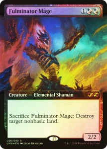 MTG FOIL Fulminator Mage Extended Art - Ultimate Masters #U26 - Picture 1 of 1