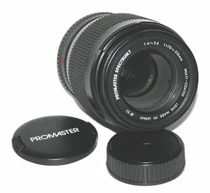Promaster Spectrum 7 70-210mm F4-5.6 Macro Zoom Lens Minolta MD - Tested on 5D - Picture 1 of 6