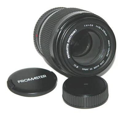 Promaster Spectrum 7 70-210mm F4-5.6 Macro Zoom Lens Minolta MD - Tested on 5D - Image 1 of 4