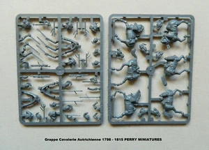 PERRY MINIATURES Grappes Cavalerie Autriche 1798-1815 Figurines 28mm plastique