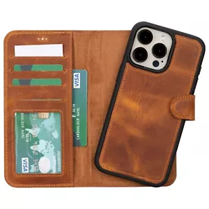 iPhone 15 pro max wallet case magsafe,15 pro case ,shock proof wallet case,folio - Picture 1 of 7