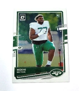 2020 Panini Donruss Optic Mekhi Becton Rookie New York Jets RC #120 - Bild 1 von 2